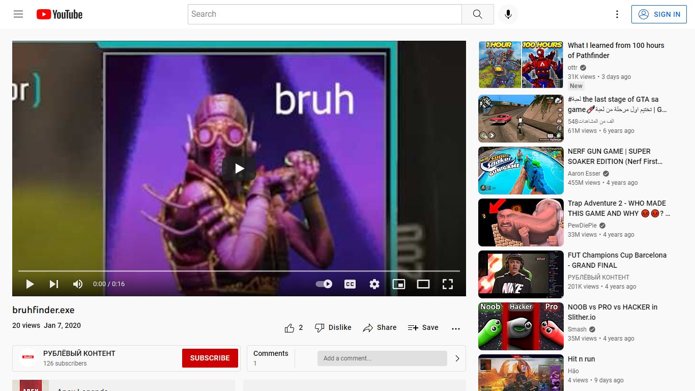 bruhfinder.exe - YouTube